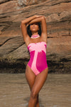 Palm Swimsuit - Pink