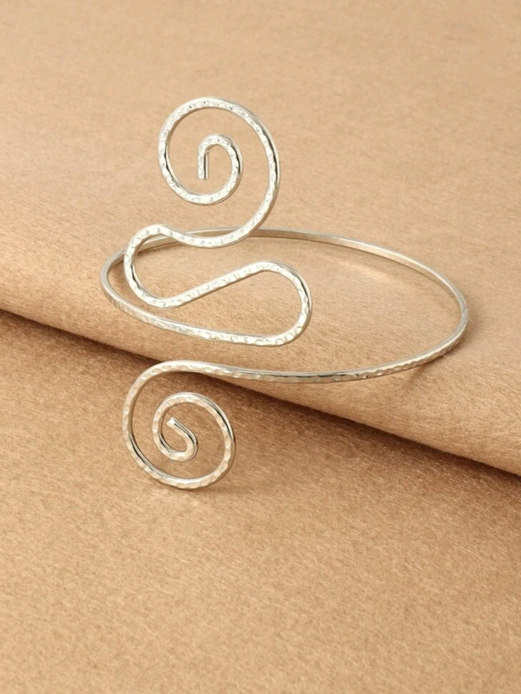 Empress Arm Cuff - Silver