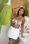 Full Bloom Bikini Top - Lake Green
