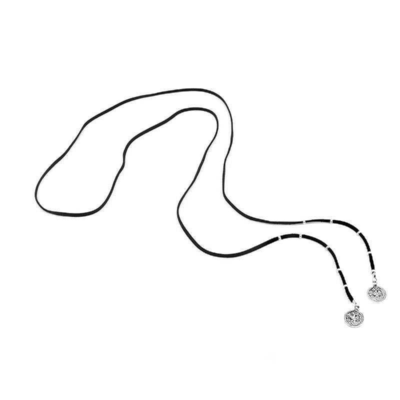 Velvet Coin Necklace