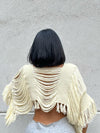 Fray & Fringe Cropped Poncho