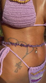Wisdom Waist Beads - Purple