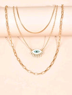 Diamond Eye Pendent Set